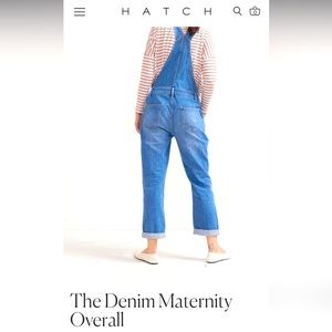 Hatch Maternity Overalls Size M